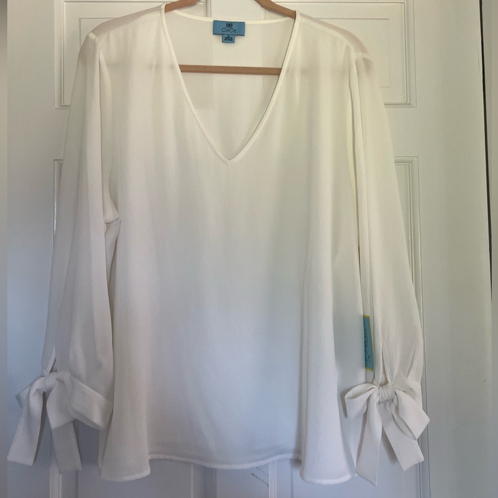 CeCe Cream Blouse